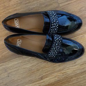 NWOT Sarto Studded Loafers Size 8 1/2